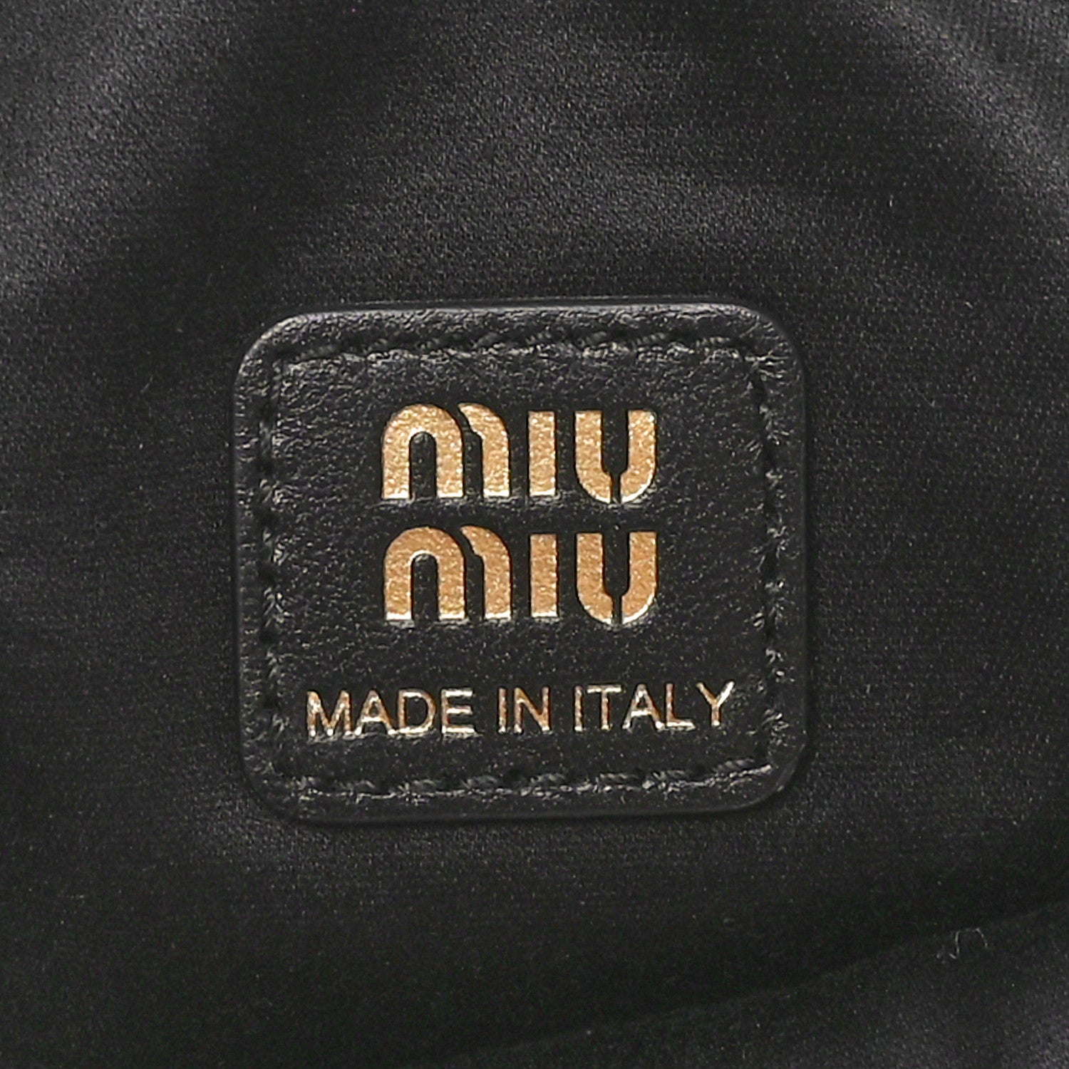 Miu Miu Naplak Patent Mini Spirit Cire Bag Black 6 of 9