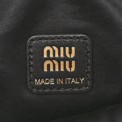 Miu Miu Naplak Patent Mini Spirit Cire Bag Black 6 of 9