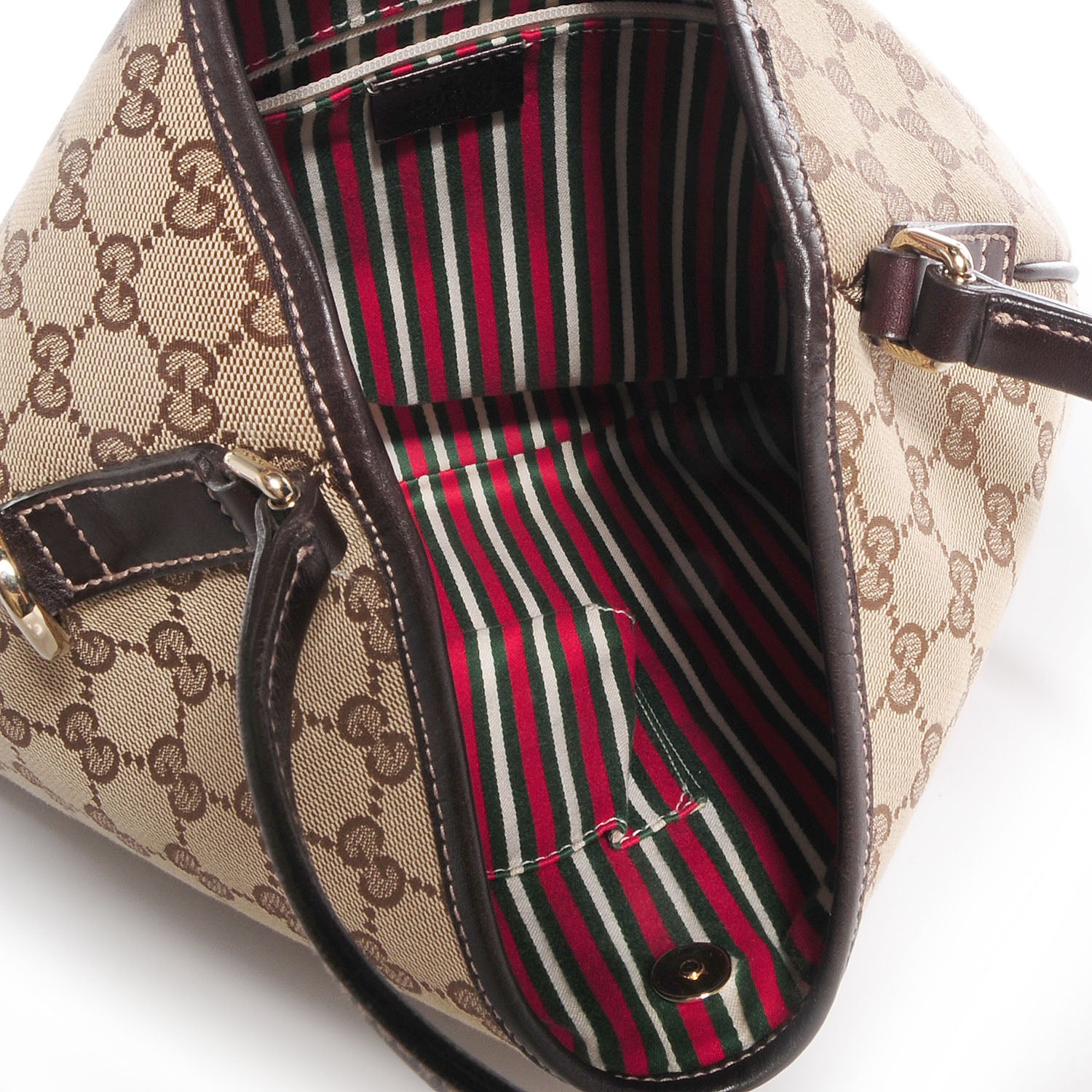 Gucci Monogram GG New Britt Hobo Brown 5 of 7