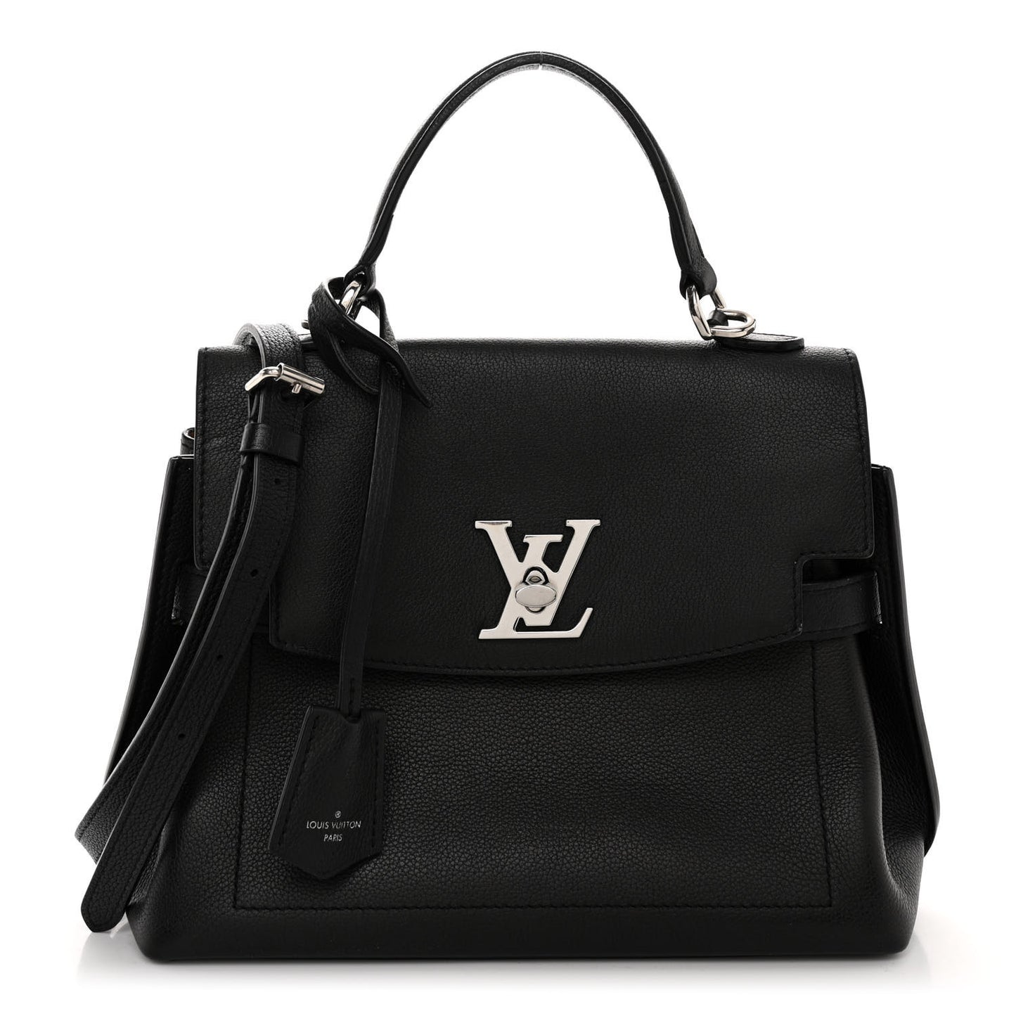 Soft Calfskin Lockme Ever Black