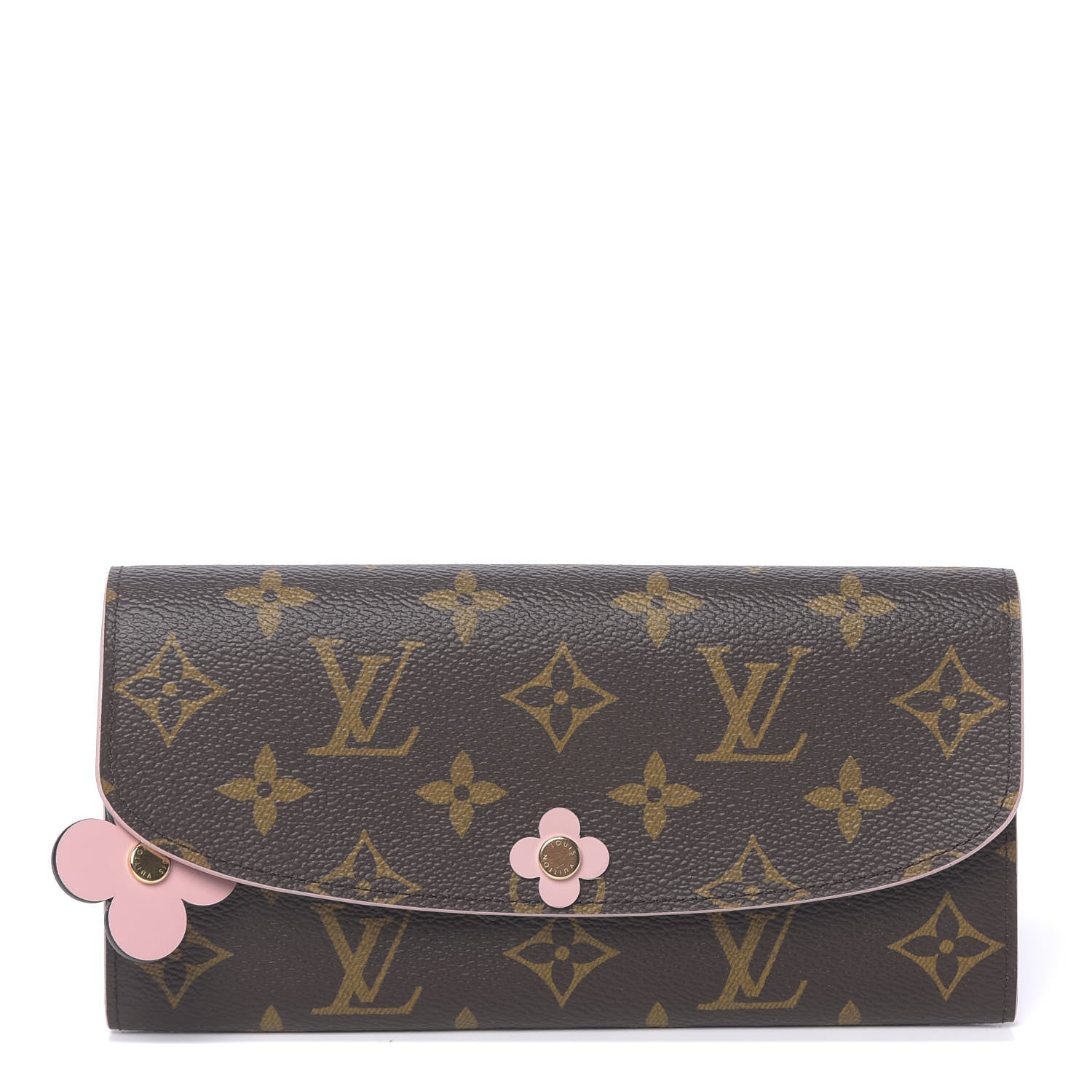 Louis Vuitton Monogram Bloom Flower Emilie Wallet 1 of 7