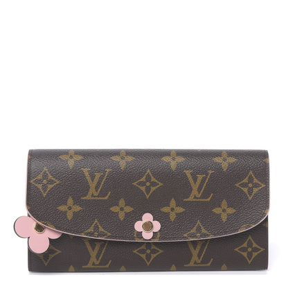 Louis Vuitton Monogram Bloom Flower Emilie Wallet 1 of 7