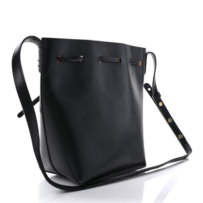 Mansur Gavriel Calfskin Mini Bucket Bag Black Ballerina 3 of 12