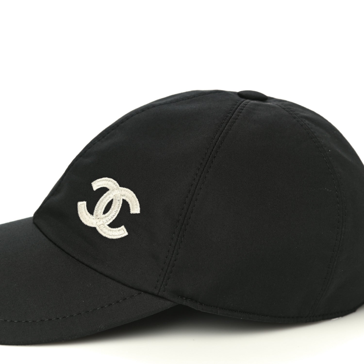 Chanel Cotton CC Cap Hat Black 2 of 8