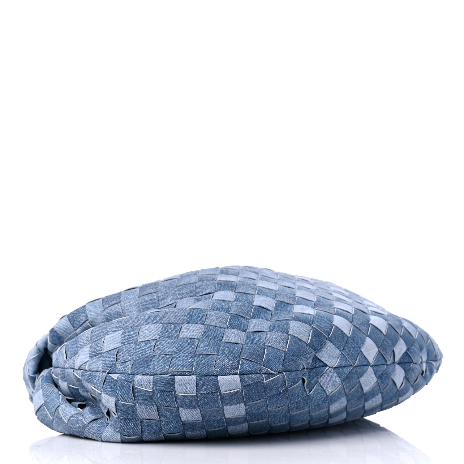 Bottega Veneta Nappa Denim Effect Intrecciato Teen Jodie Hobo Denim 4 of 8
