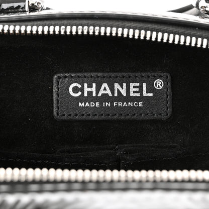 Chanel Patent Quilted Travel Kit Vanity Case Black 6 of 11