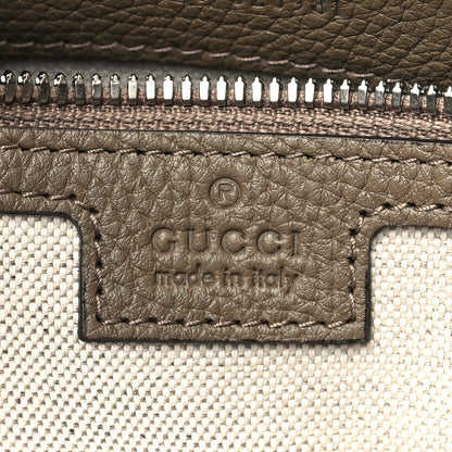 Gucci Piuma Calfskin Jumbo GG Embossed Briefcase Good Taupe 6 of 9