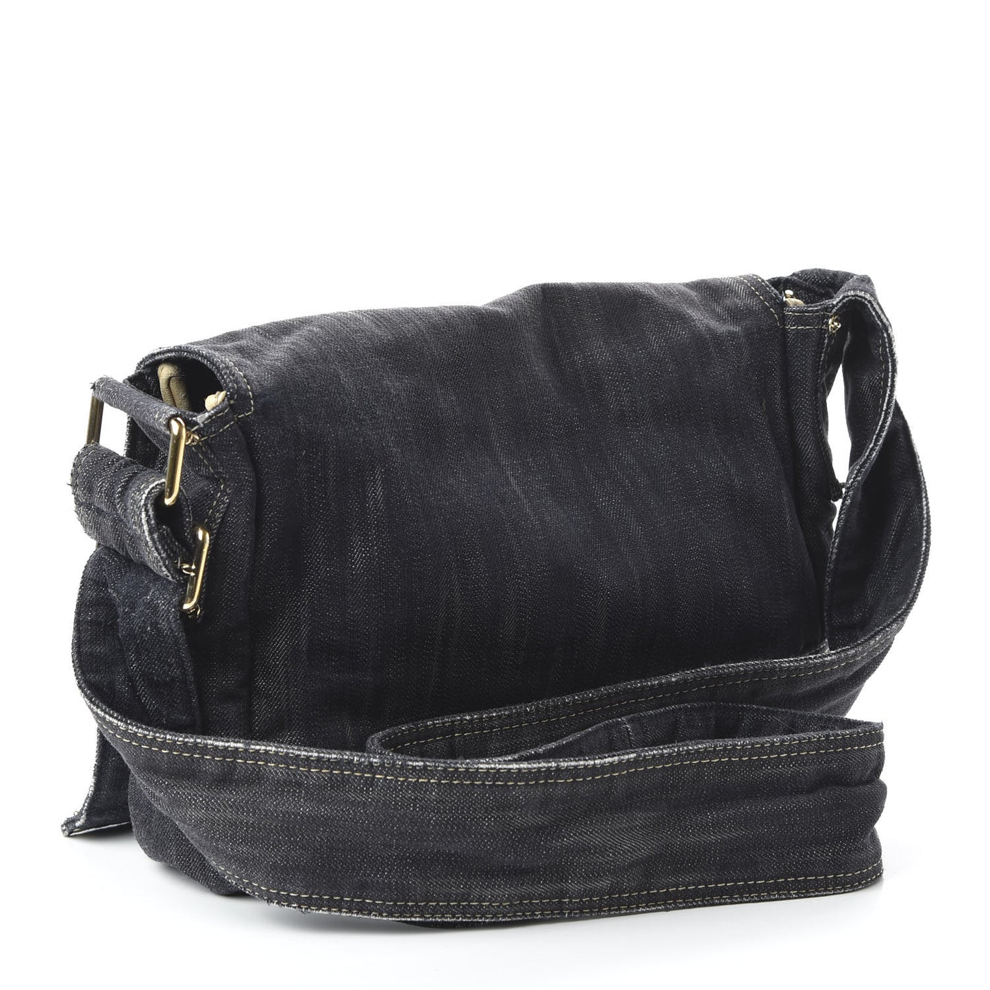Denim CC Messenger Bag Blue