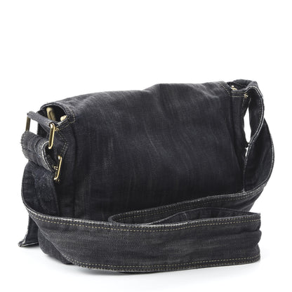 Chanel Denim CC Messenger Bag Blue 3 of 10
