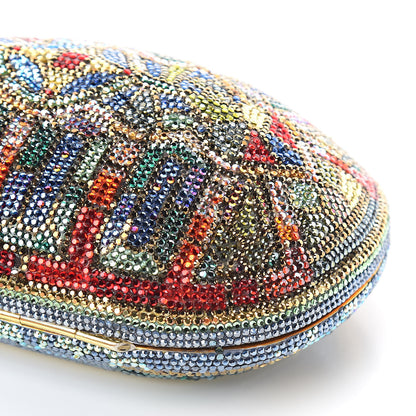 Judith Leiber Crystal Turtle Minaudiere Clutch Multicolor 8 of 8