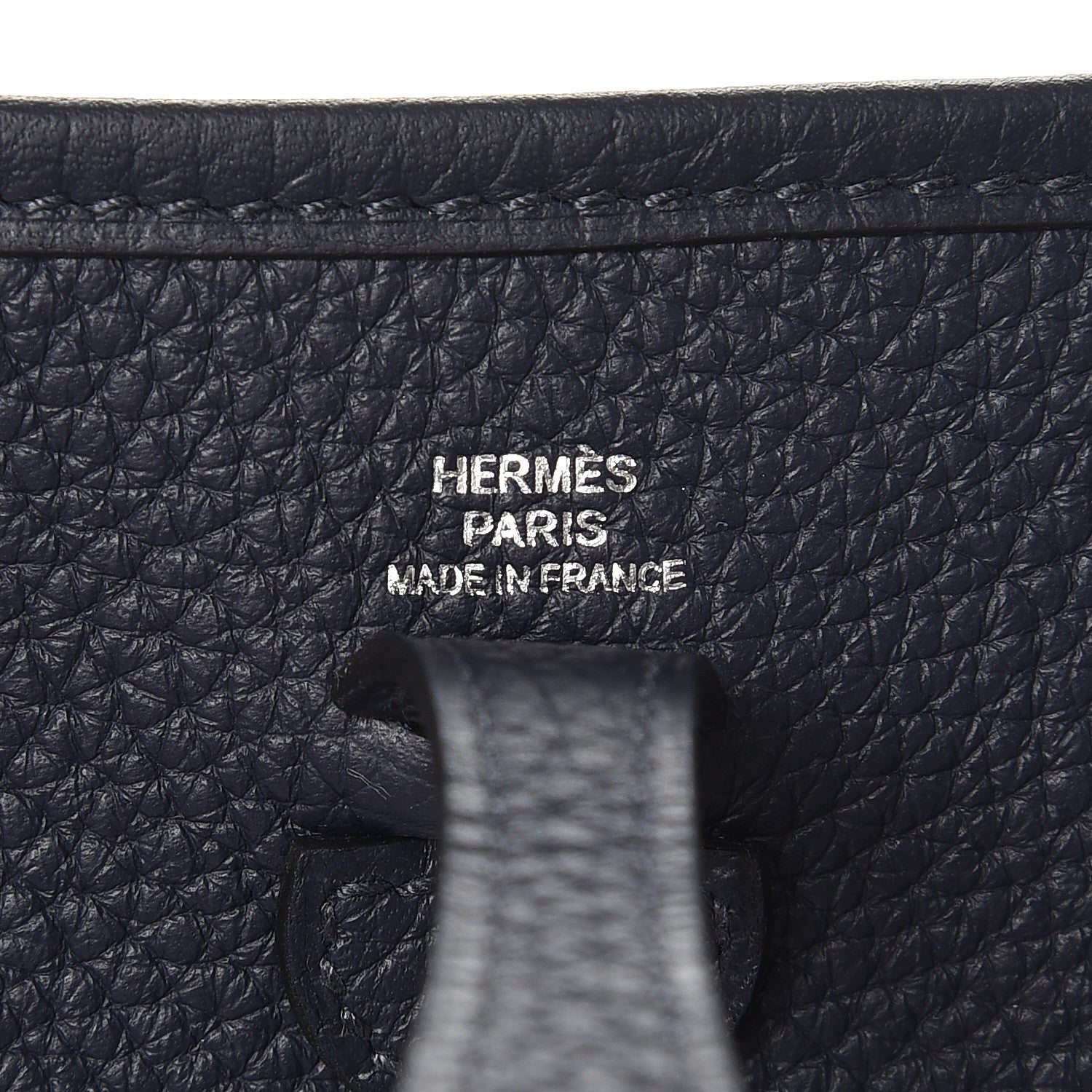 Hermes Taurillon Clemence Evelyne TPM Bleu Nuit 6 of 9