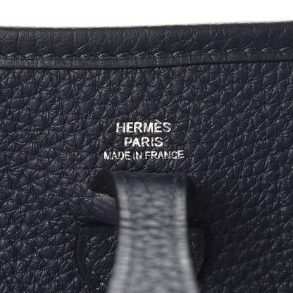 Hermes Taurillon Clemence Evelyne TPM Bleu Nuit 6 of 9