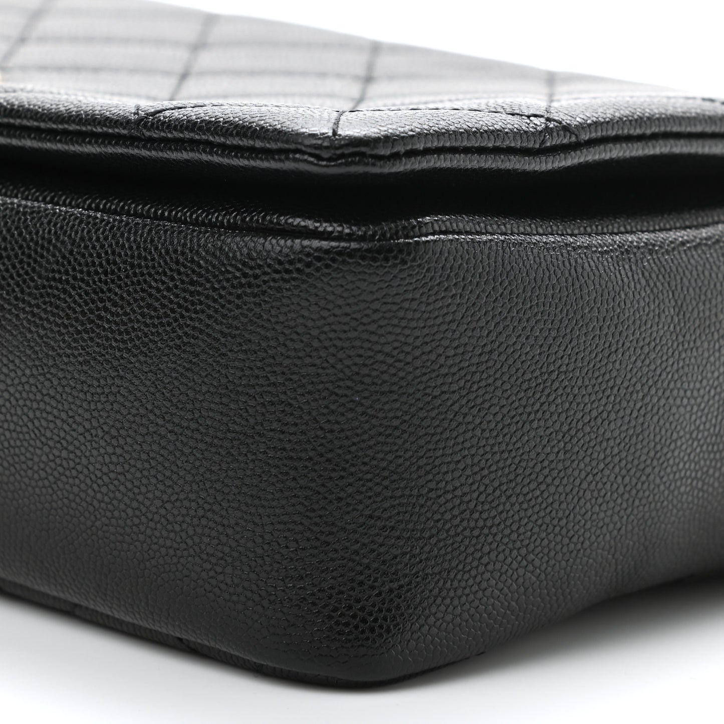 Caviar Quilted Medium Fashion Therapy Flap Bag Black