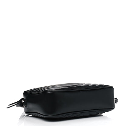 Saint Laurent Calfskin Matelasse Monogram Lou Camera Bag Black 3 of 6