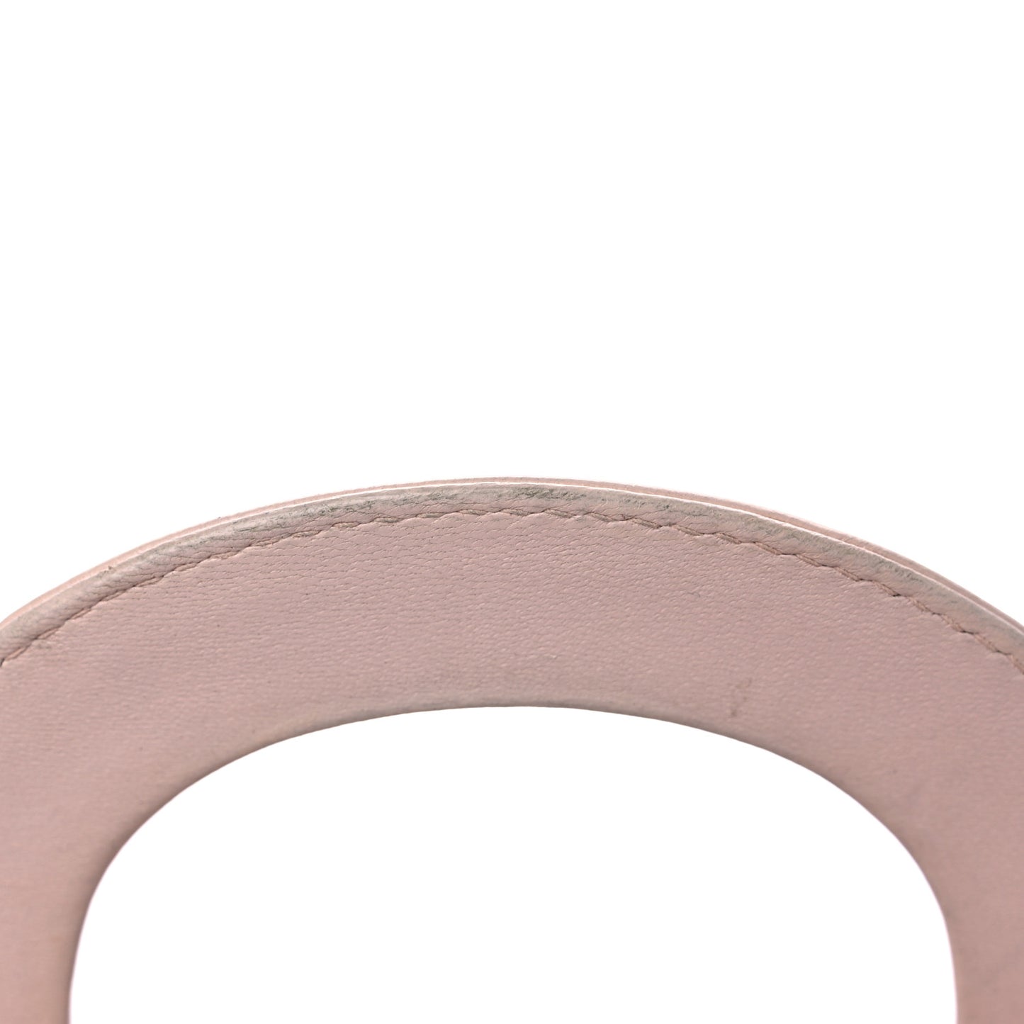 Lambskin Cannage Mini Lady Dior Crystal Strap Rose Poudre