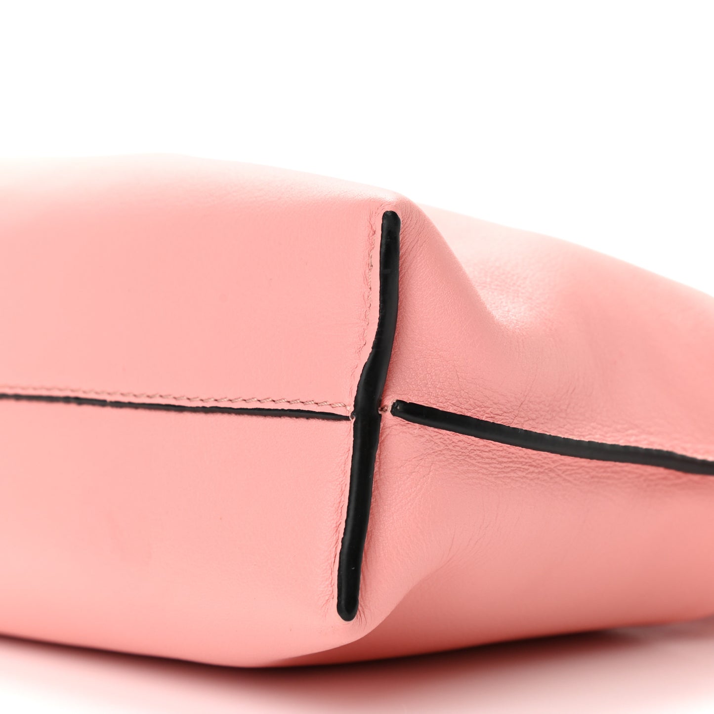 Calfskin Mini Flamenco Knot Clutch Blossom