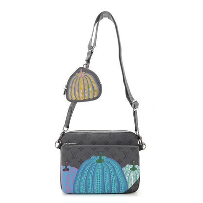 Louis Vuitton LV x YK Monogram Eclipse Reverse Pumpkin Trio Messenger 1 of 9