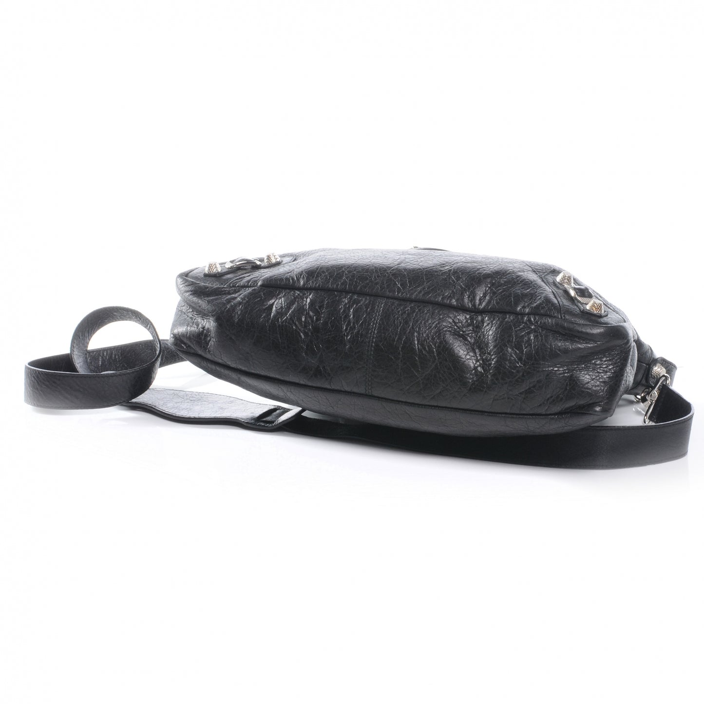 Agneau Giant 12 Silver Hardware Town Black