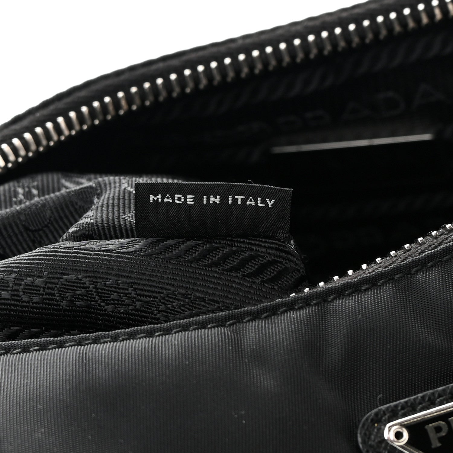 Prada Nylon Re-Edition 2005 Shoulder Bag Black 7 of 14