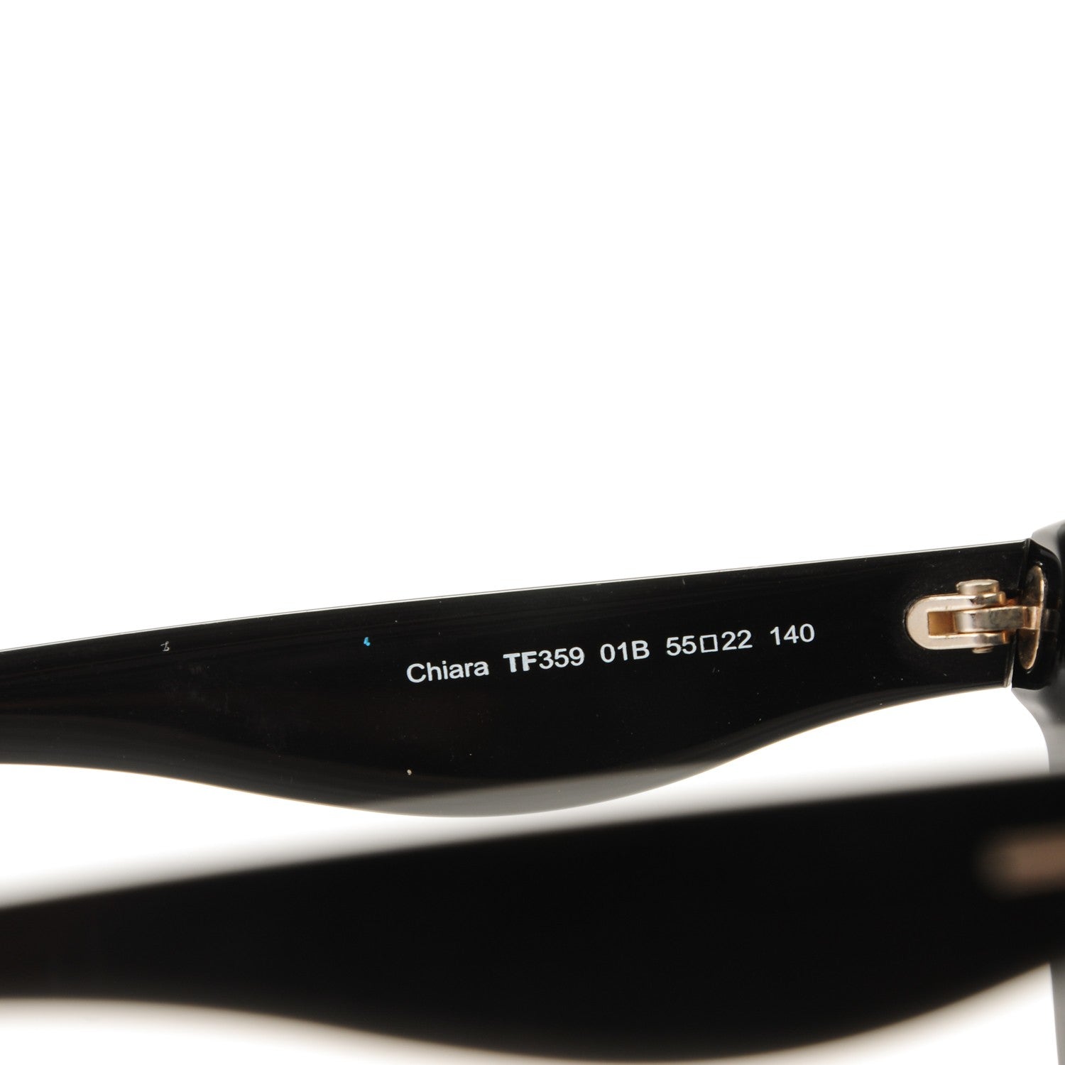 Tom Ford Chiara Round Sunglasses TF359 Black 4 of 4