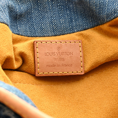 Louis Vuitton Monogram Denim Pleaty Blue 6 of 10