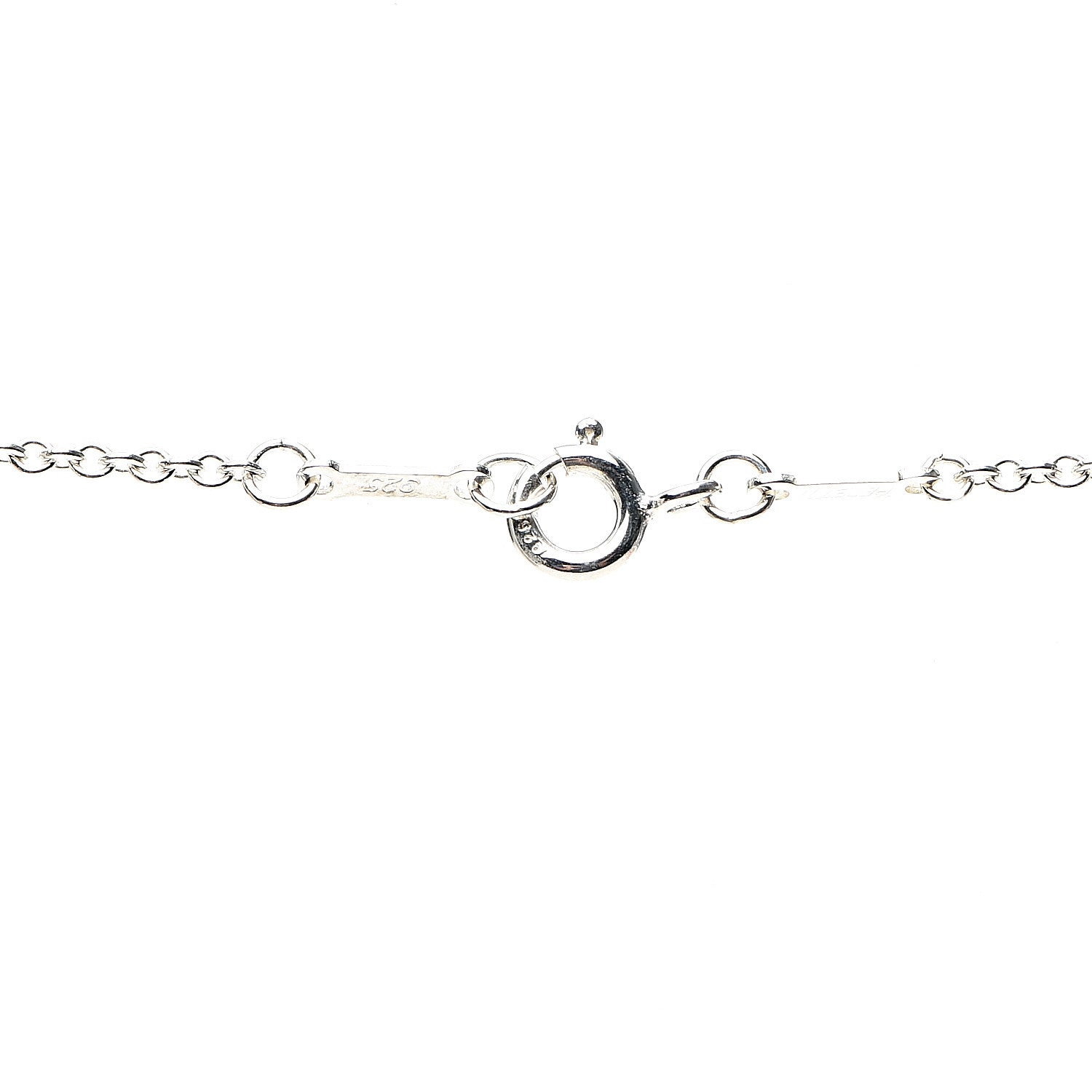 Tiffany Sterling Silver Libra Zodiac Pendant Necklace 3 of 4