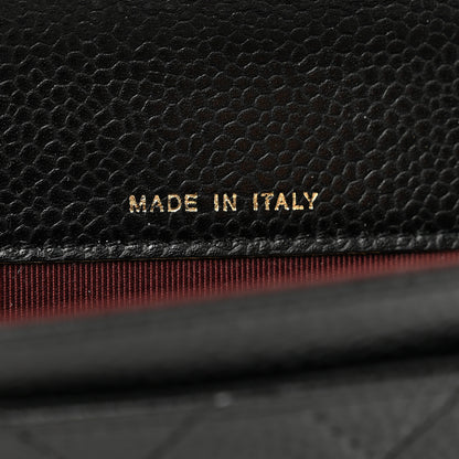 Chanel Caviar Quilted Flap Card Holder Black 6 of 9