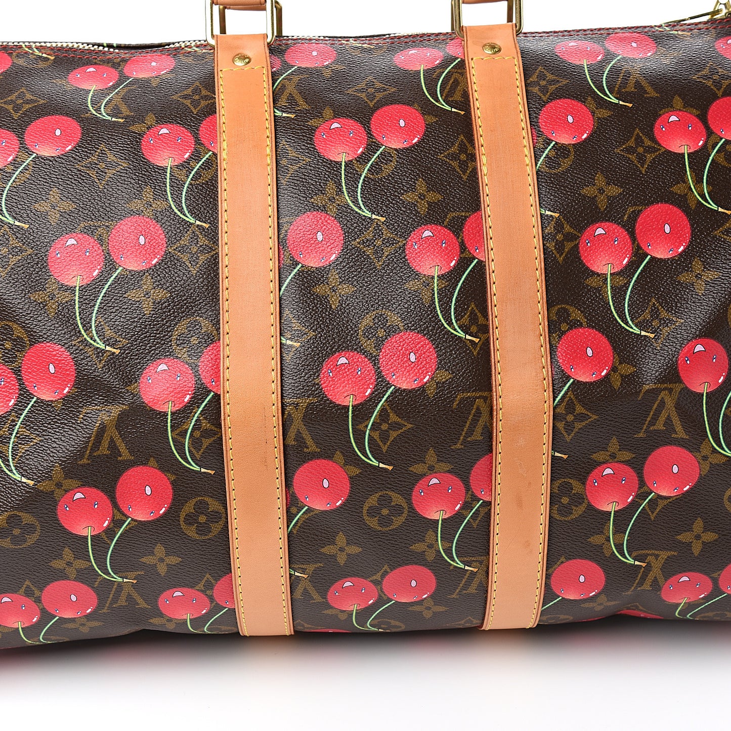 Monogram Cerises Keepall 45