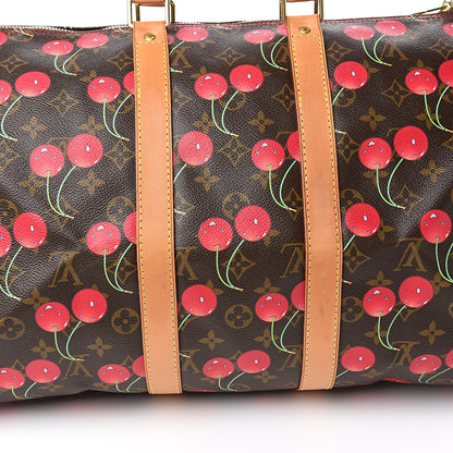 Louis Vuitton Monogram Cerises Keepall 45 11 of 12