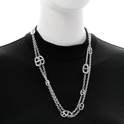 Hermes Sterling Silver Farandole Necklace 120 2 of 6