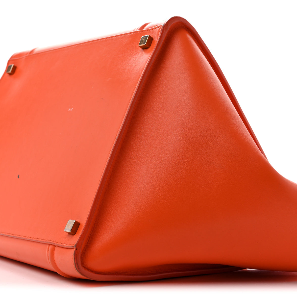 Supple Calfskin Medium Phantom Luggage Orange