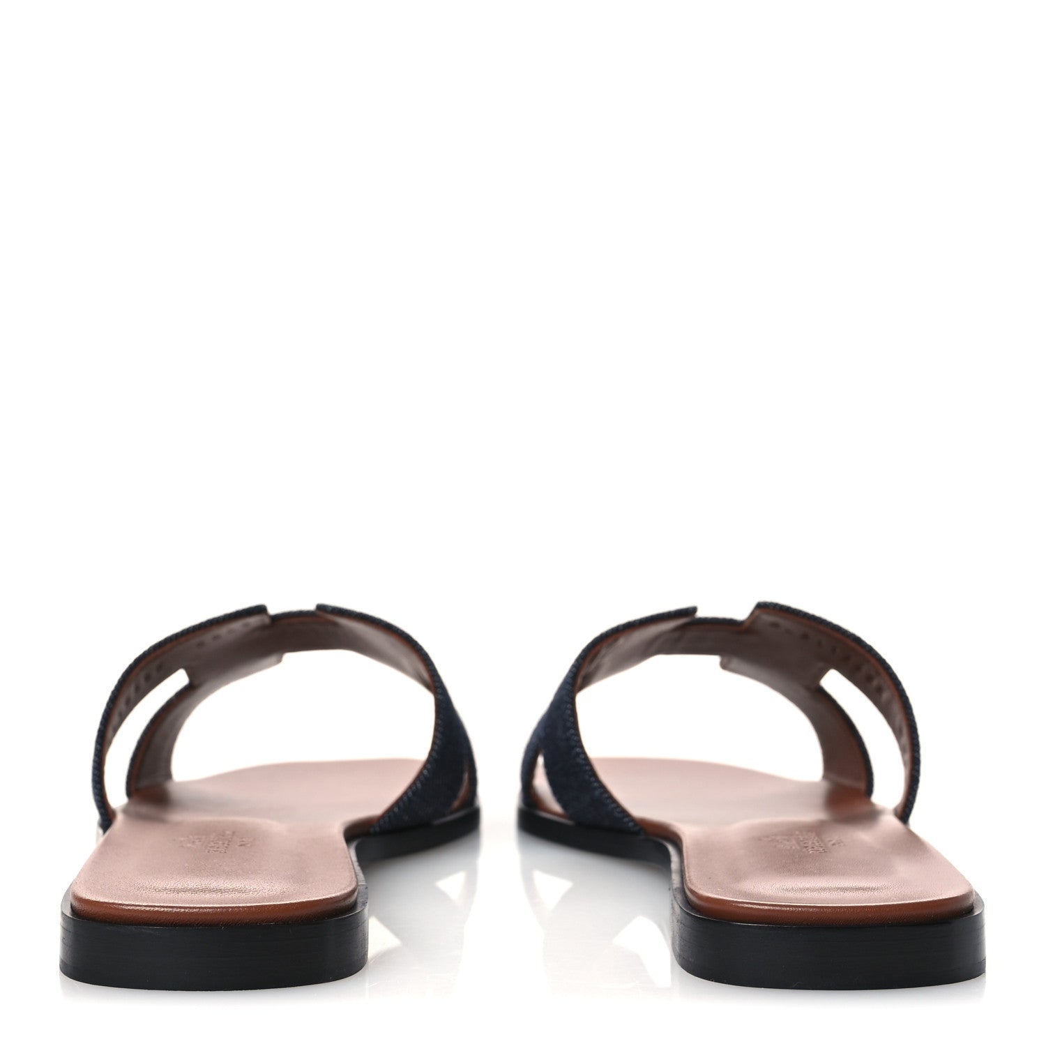 Hermes Denim Oran Sandals 39 Bleu Brut 6 of 11