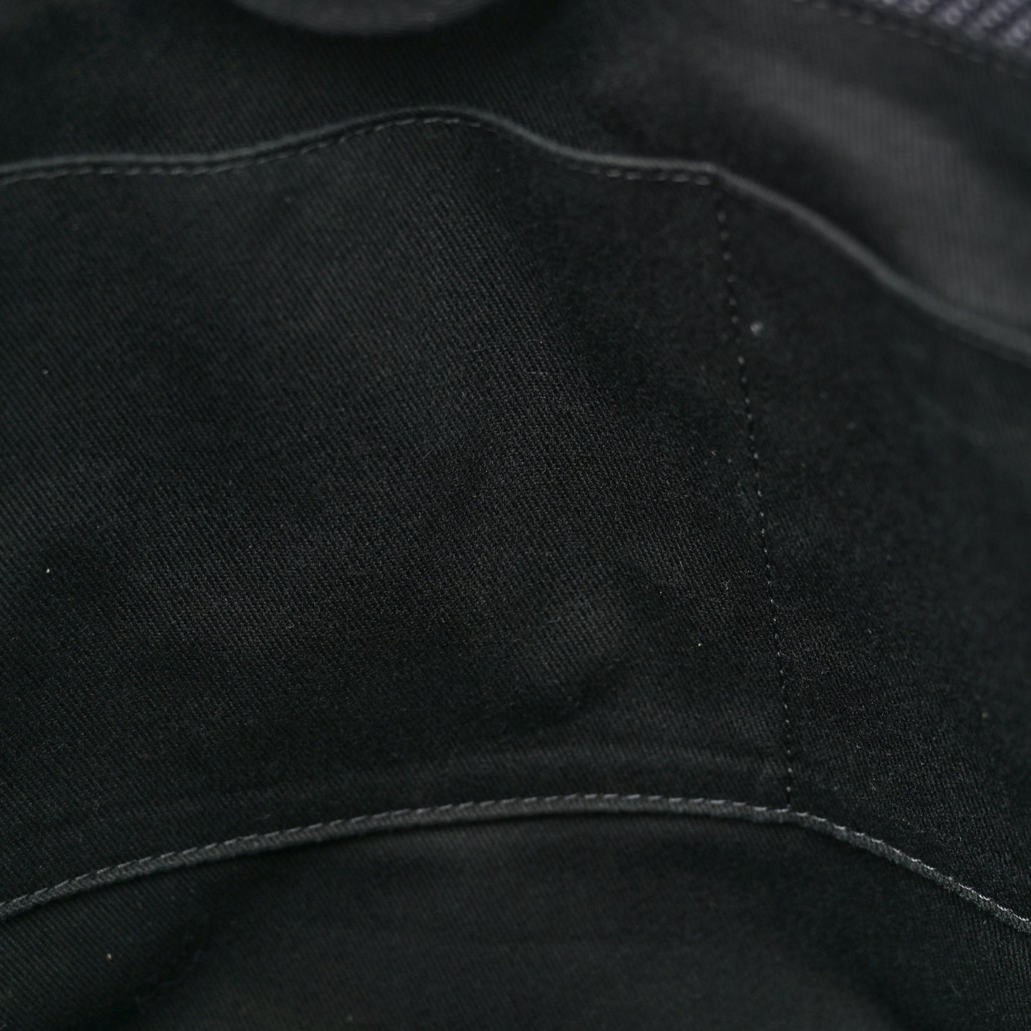 Mixed Fibers Calfskin Small Deauville Tote Black