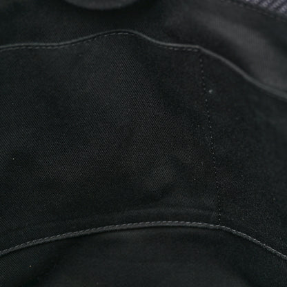 Chanel Mixed Fibers Calfskin Small Deauville Tote Black 10 of 12