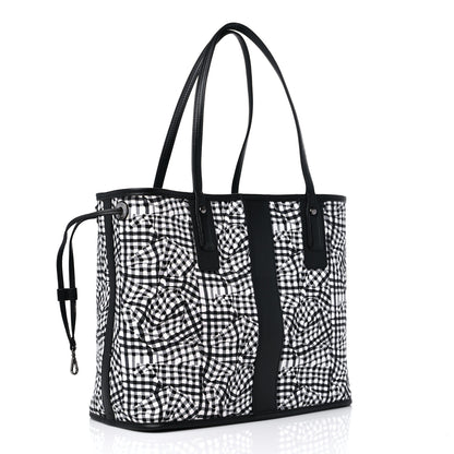MCM Visetos Medium Liz Reversible Shopper Tote Black 10 of 13