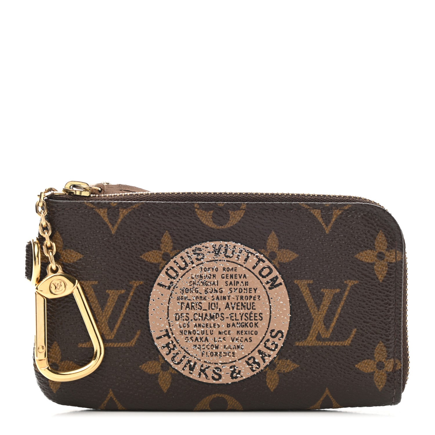 Louis Vuitton Monogram Complice Trunks and Bags Key Pouch Beige 1 of 8