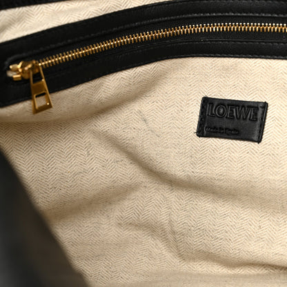 Loewe Calfskin Flamenco Knot XL Shoulder Bag Black 12 of 14