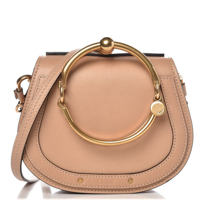 Chloe Calfskin Suede Small Nile Bracelet Bag Biscotti Beige 1 of 8