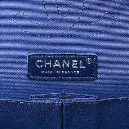 Chanel Lambskin Airline Printed Medium Double Flap Blue Multicolor 6 of 10