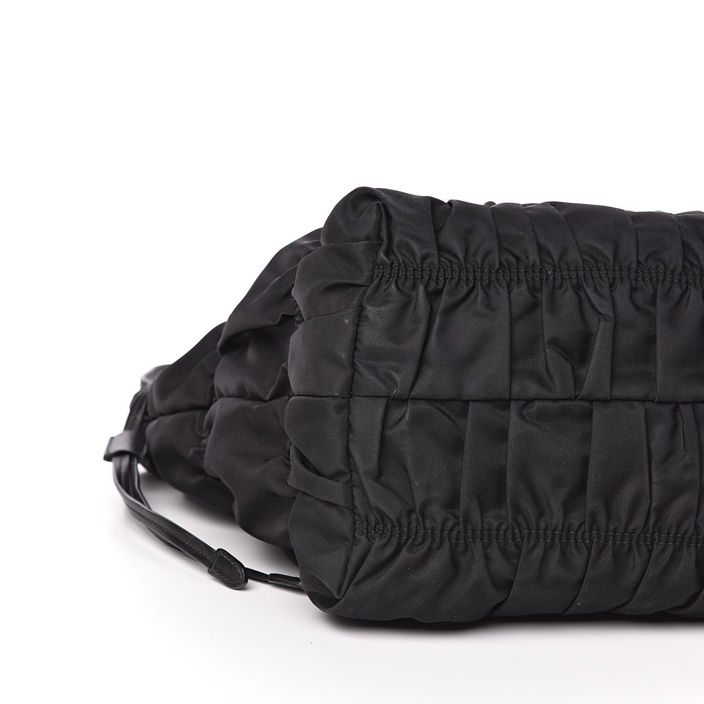 Tessuto Nylon Gaufre Tote Black