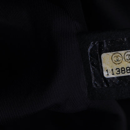 Chanel Coated Canvas Large Paris Biarritz Tote Black 6 of 9