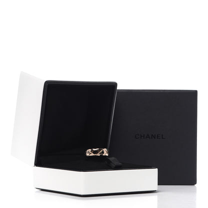 Chanel 18K Beige Gold Small Coco Crush Ring 54 6.75 7 of 7