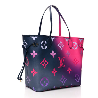 Louis Vuitton Monogram Giant Spring In The City Neverfull MM Midnight Fuchsia 4 of 11