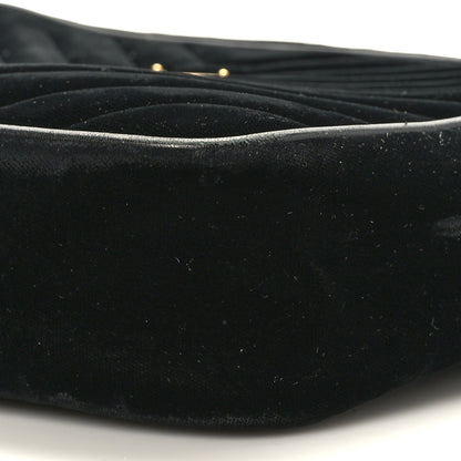 Saint Laurent Velvet Matelasse Monogram Lou Camera Bag Black 9 of 9