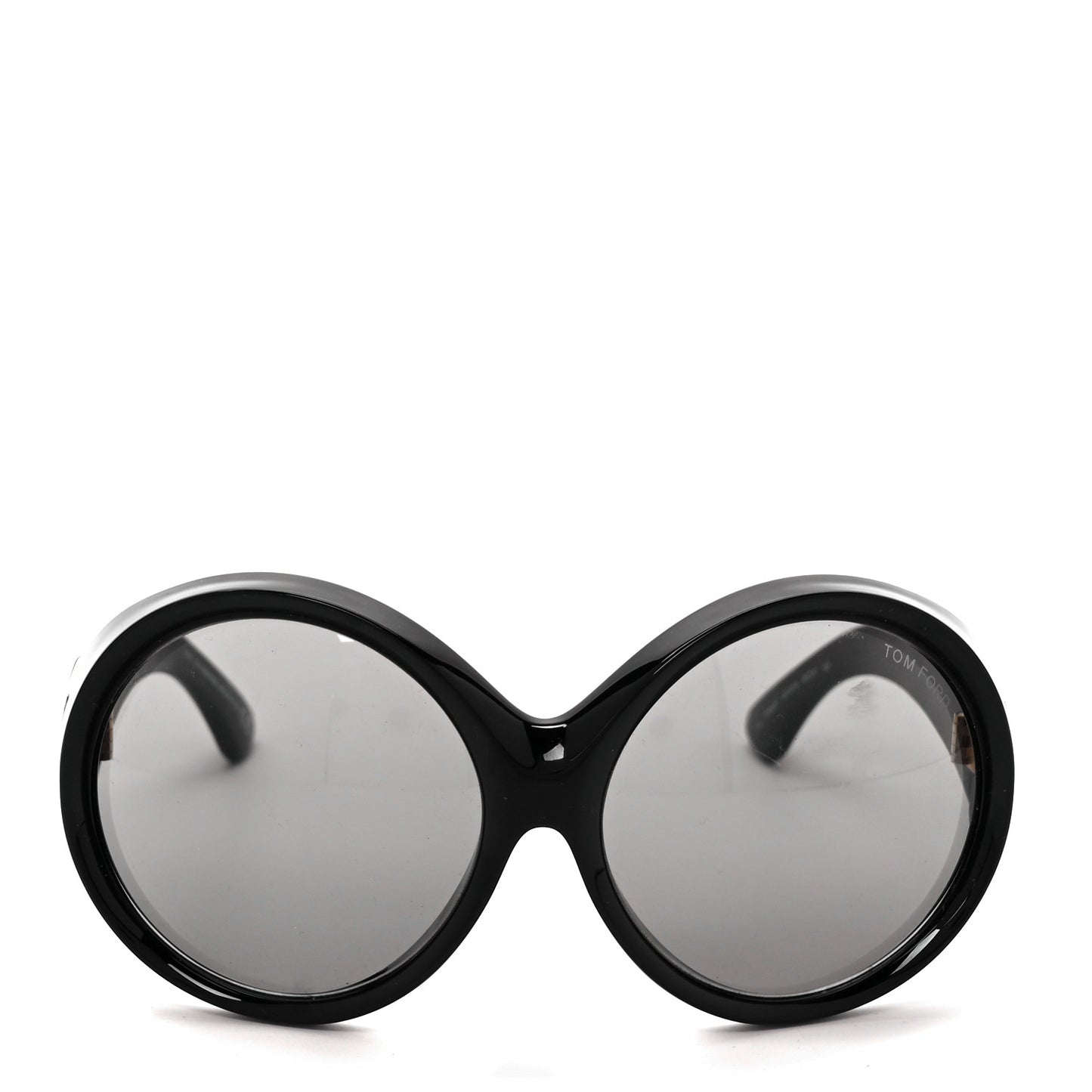 Ali Oversized Round Sunglasses Black
