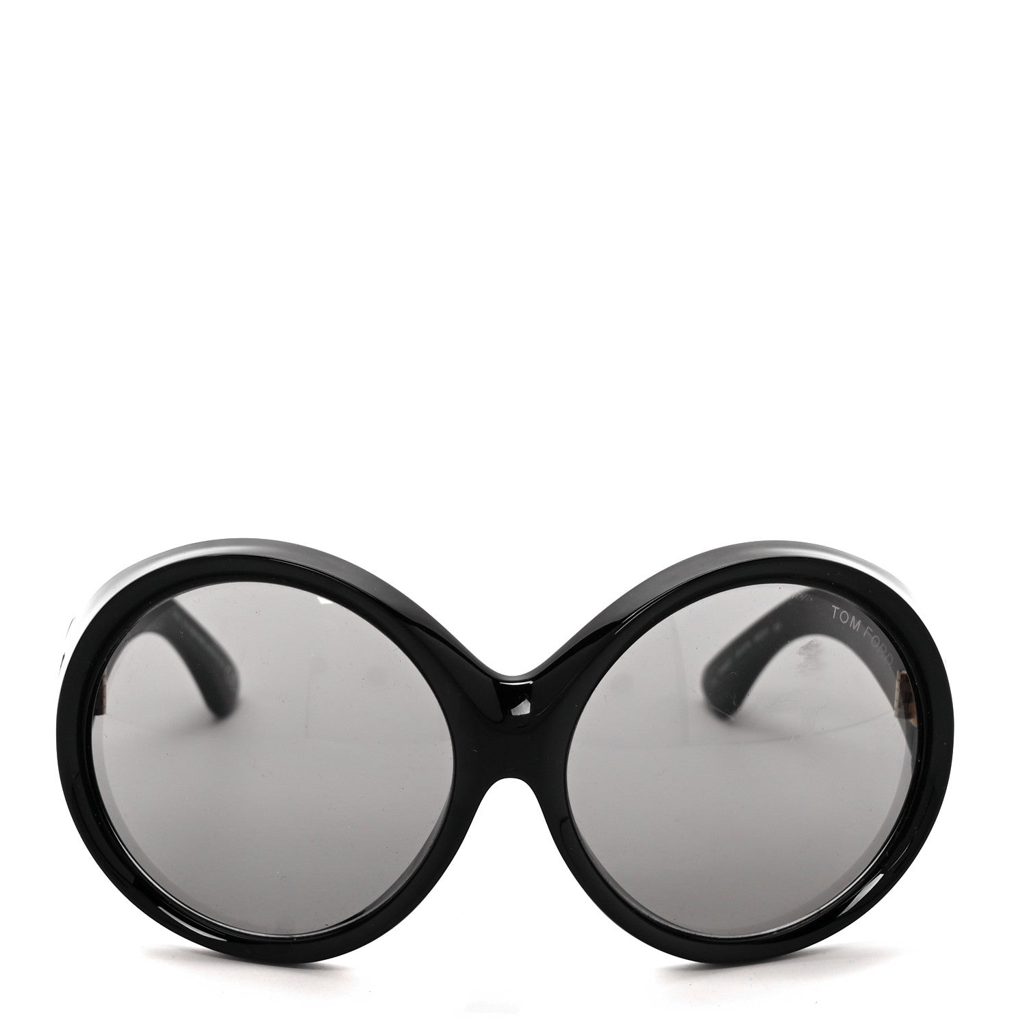 Tom Ford Ali Oversized Round Sunglasses Black 2 of 8