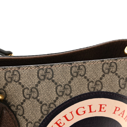 Gucci Soft GG Supreme Monogram Courrier Medium Crossbody Tote Beige New Acero 15 of 16