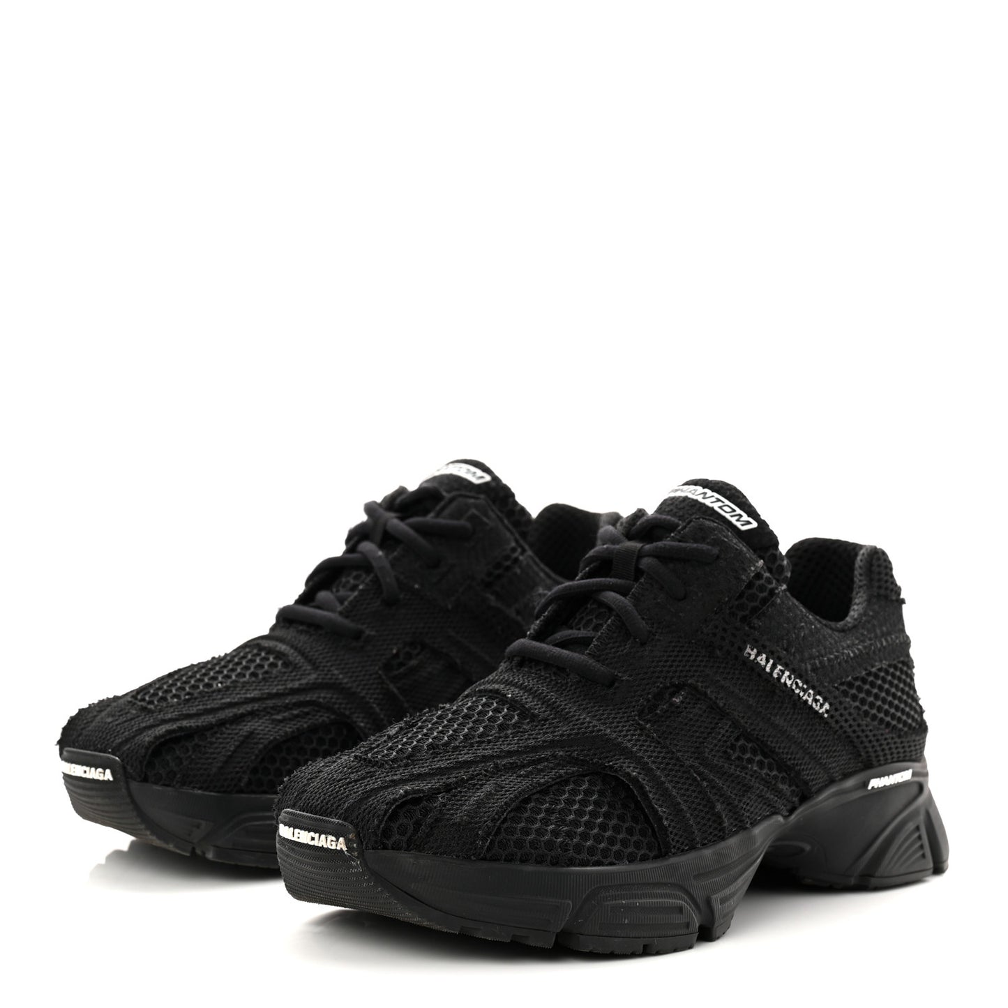 Fabric Mesh Womens Phantom Sneakers 37 Black