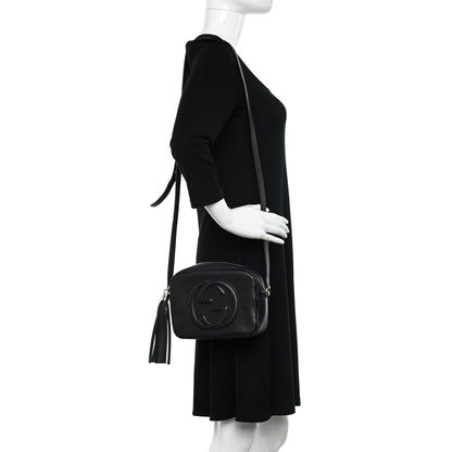 Gucci Pebbled Calfskin Small Soho Disco Bag Black 2 of 9