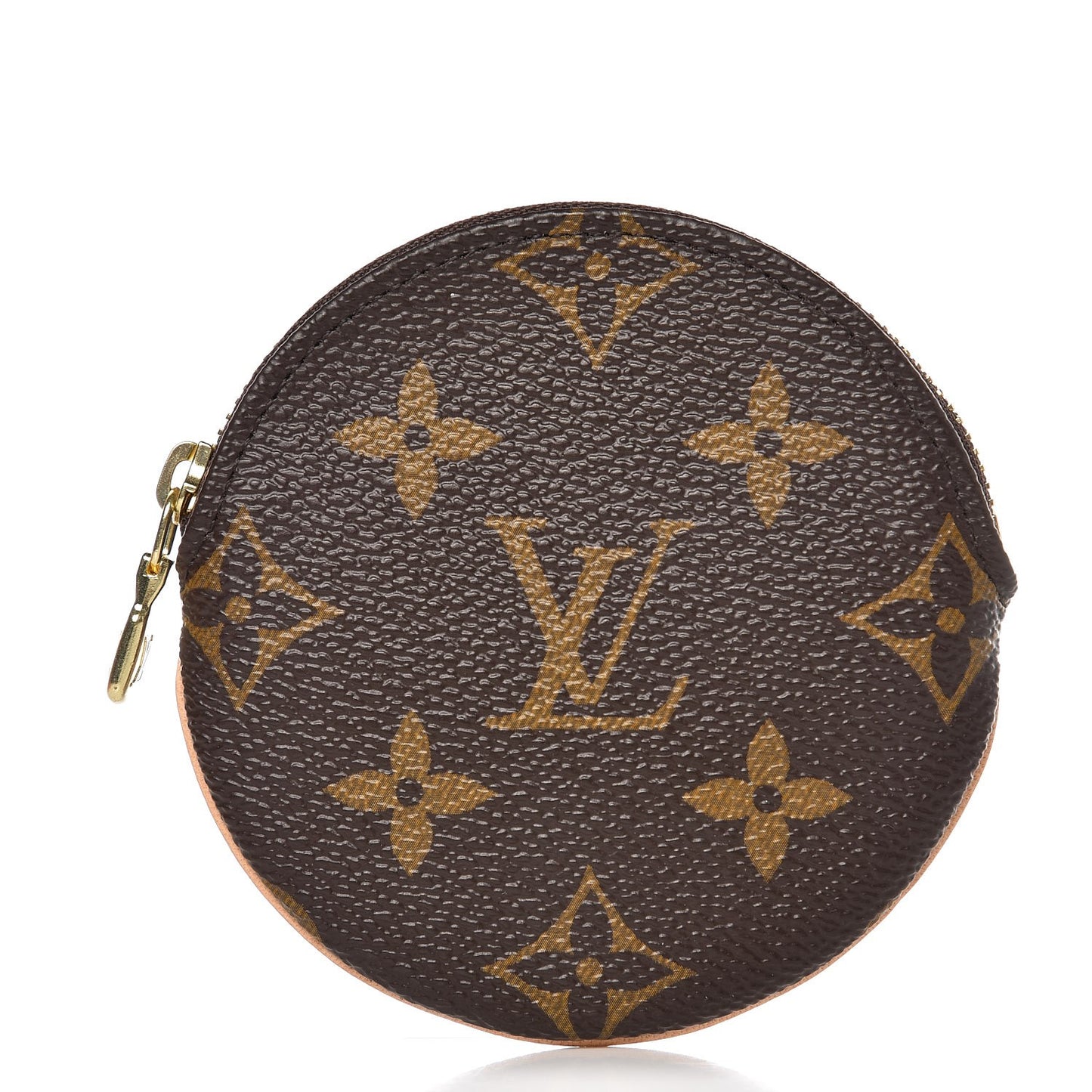 Monogram Round Coin Purse